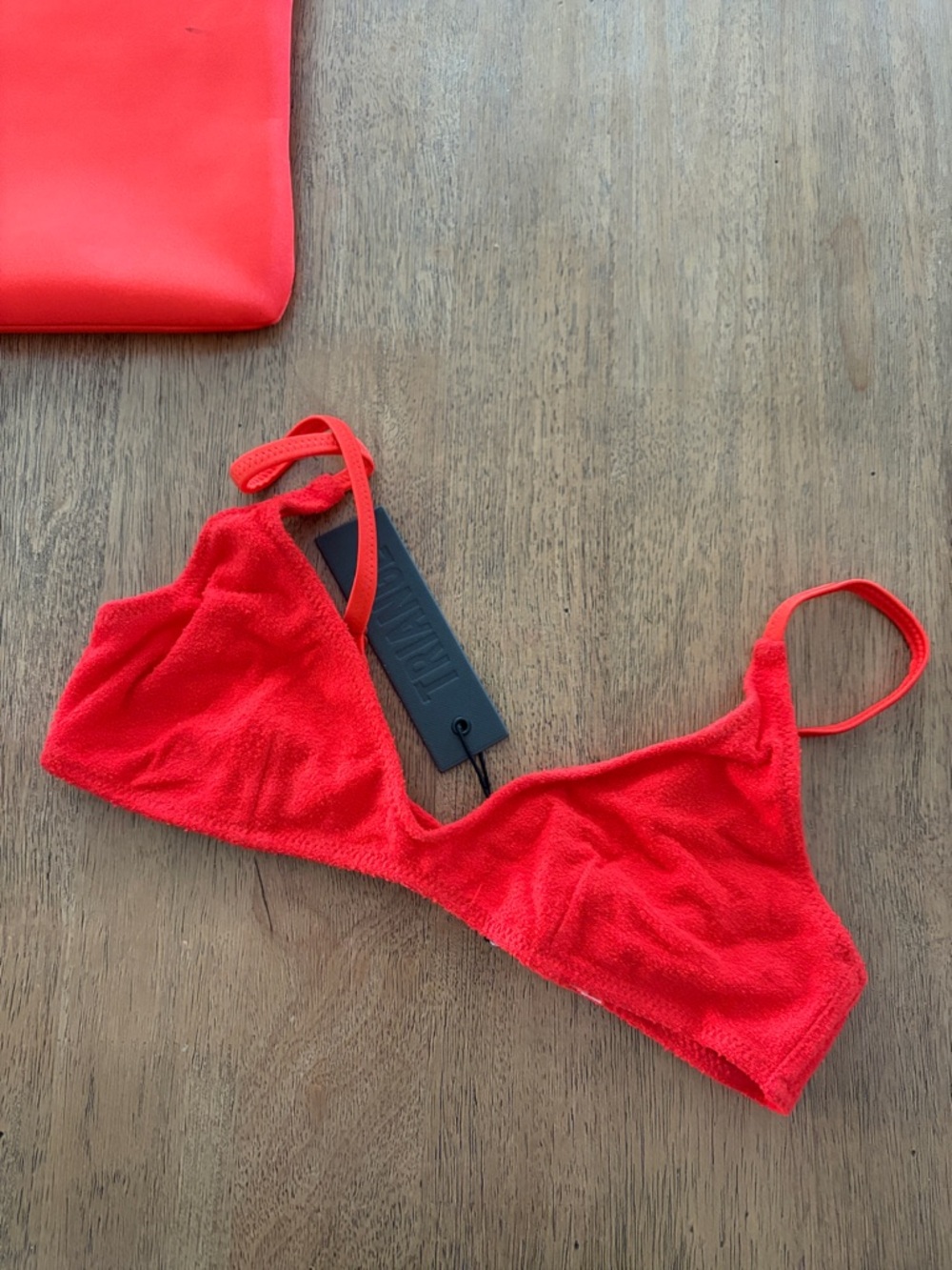 New Triangl MAIA Cerise Terry set - Picture 2 of 10